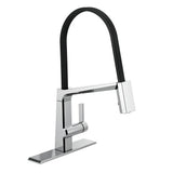 Pivotal Single-Handle Pull-Down Sprayer Kitchen Faucet with MagnaTite Docking in Arctic Stainless - Super Arbor