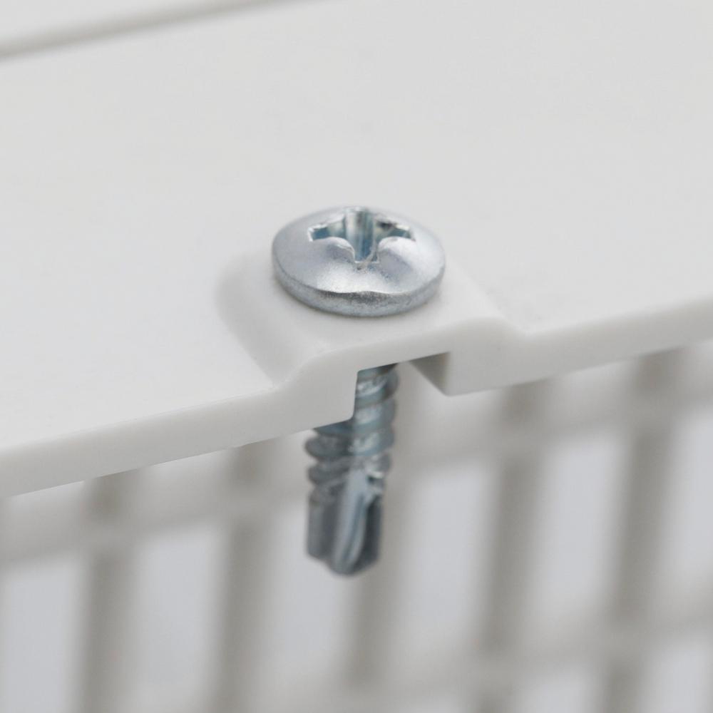 3 in. x 4 in. Plastic White Rodent Guard