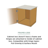 35 mm 110-Degree Full Overlay Cabinet Hinge (1-Pair)