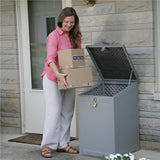 6.3 cu. ft. Gray Parcel Mailbox Light - Super Arbor