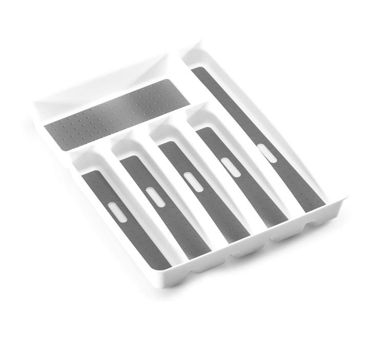 Style Selections 15.25-in x 12.06-in Plastic Cutlery Insert Drawer Organizer
