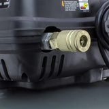 3 Gal. 1/2 HP Portable Electric Oil-Free Pancake Air Compressor with 25 ft. Air Hose and 11-Piece Inflation Kit - Super Arbor