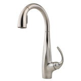Avanti Single-Handle Pull-Down Sprayer Kitchen Faucet in Stainless Steel - Super Arbor