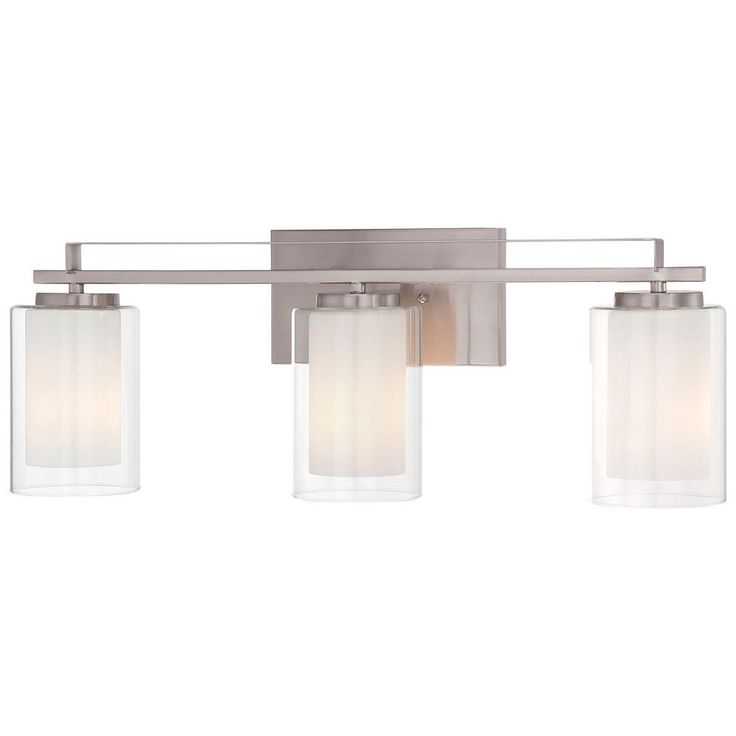 Parsons Studio 3-Light Brushed Nickel Bath Light