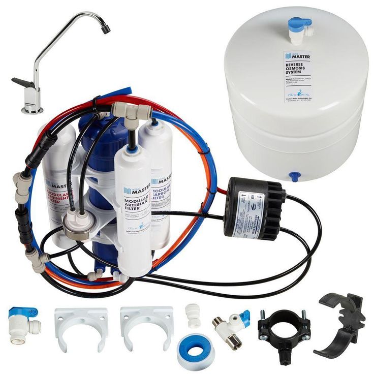 Artesian Full Contact with Permeate Pump Under Sink Reverse Osmosis System
