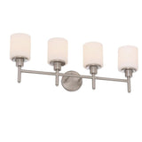 Aubrey 4-Light Satin Nickel Vanity Light