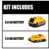 20-Volt MAX Lithium-Ion Compact Battery Pack 2.0 Ah and 20-Volt MAX XR Lithium-Ion Premium Battery Pack 4.0 Ah - Super Arbor
