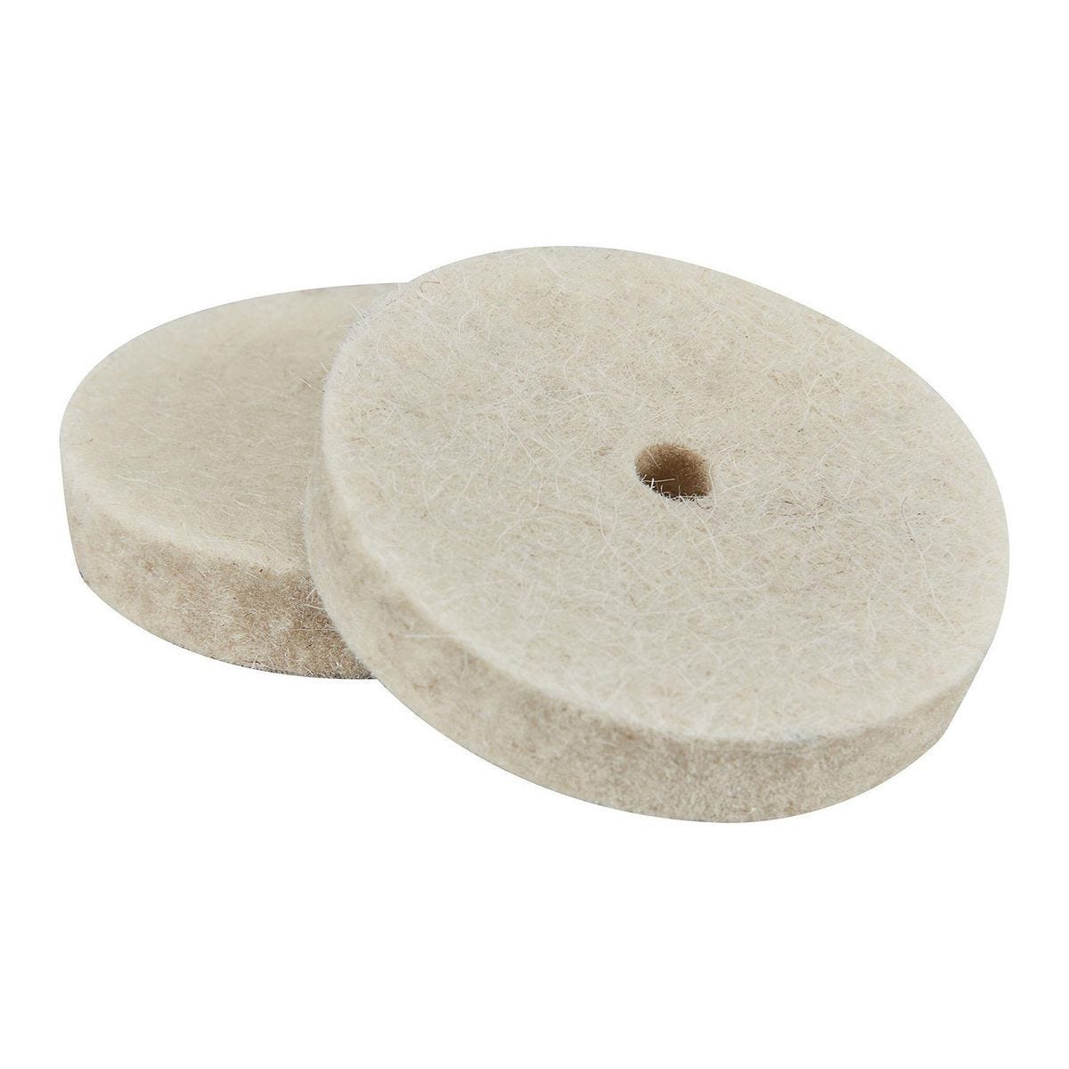 Central Pneumatic 2 in. Lamb's Wool Buffing Wheels, 6-Piece