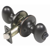 Egg Oil-Rubbed Bronze Privacy Bed/Bath Door Knob - Super Arbor