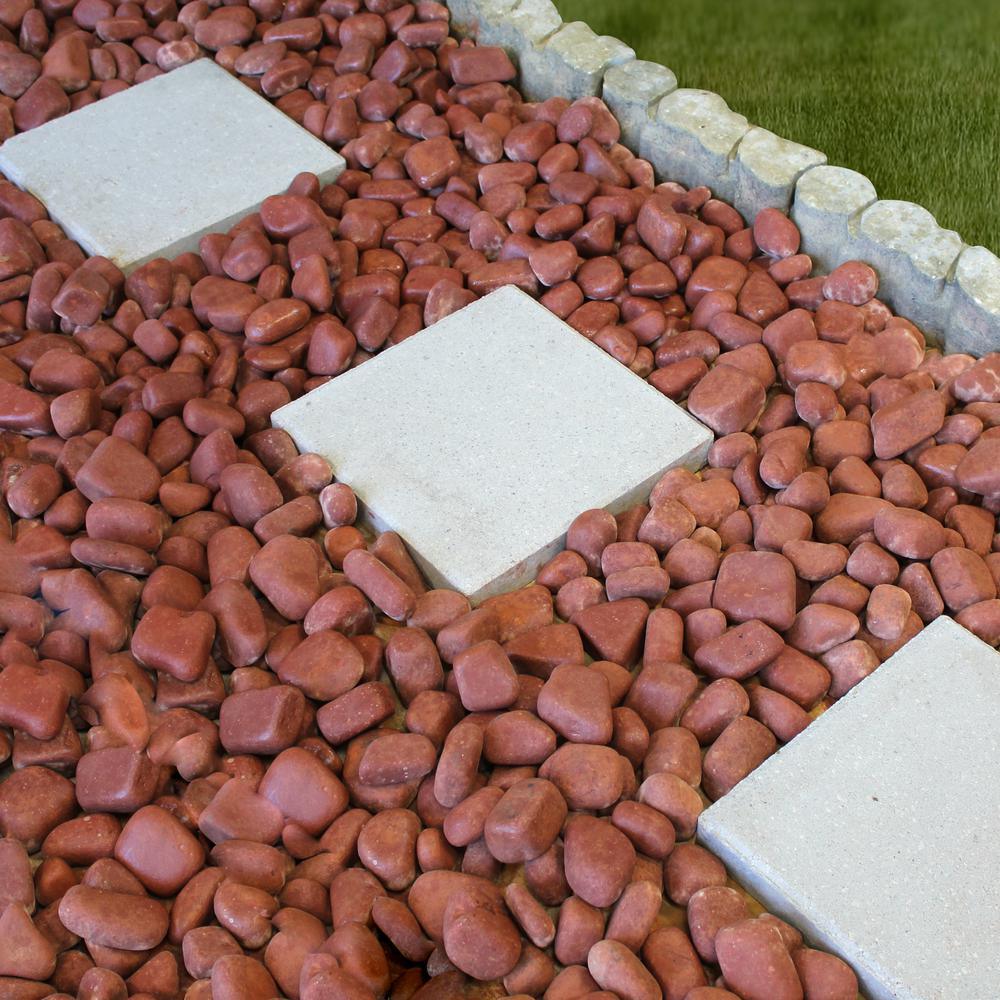 Margo Garden 0.4 cu. ft. 1 in. to 3 in. 30 lbs. India Rose Pebbles - Super Arbor