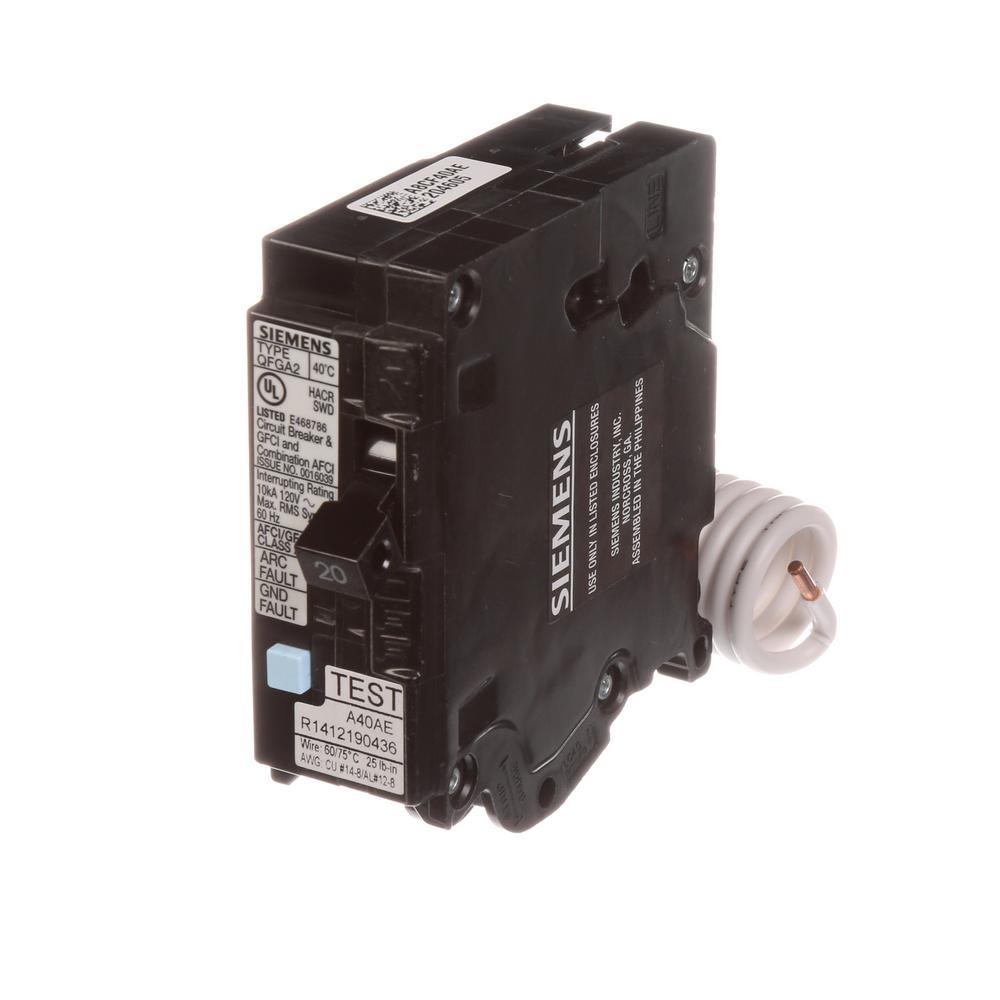 20 Amp AFCI/GFCI Dual Function Circuit Breaker - Super Arbor