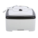 Square 4-Tray White Food Dehydrator and Jerky Maker