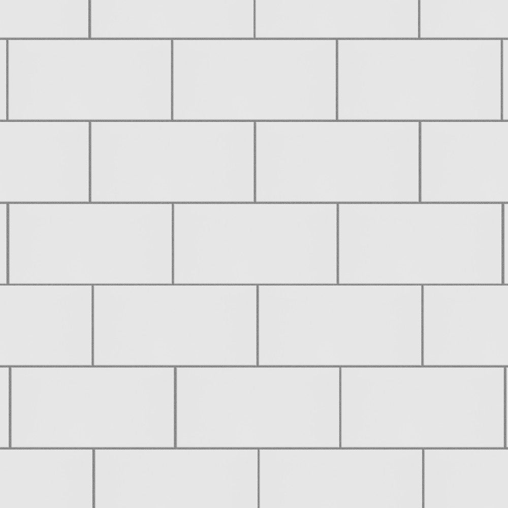 Merola Tile Crown Heights 3 in. x 6 in. Glossy White Ceramic Wall Tile (6.03 sq. ft. / Case)