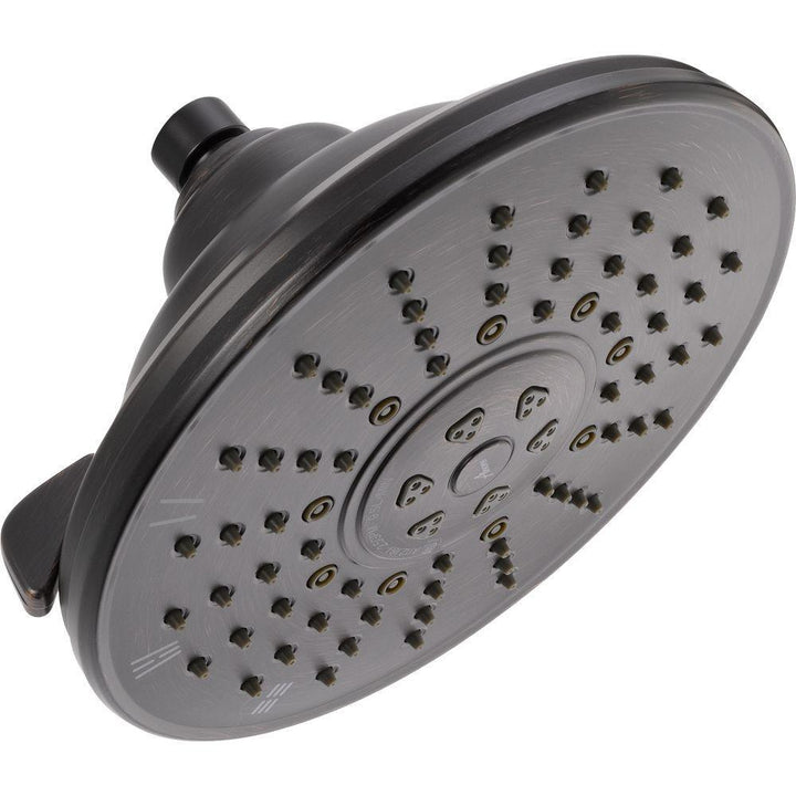 3-Spray 8.5 in. Single Wall Mount Fixed Rain Shower Head in Venetian Bronze - Super Arbor