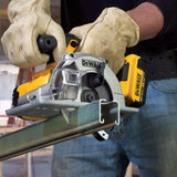 20-Volt MAX Lithium-Ion Cordless Metal Cutting Circular Saw Kit with (2) Batteries 5Ah, Charger and Case - Super Arbor