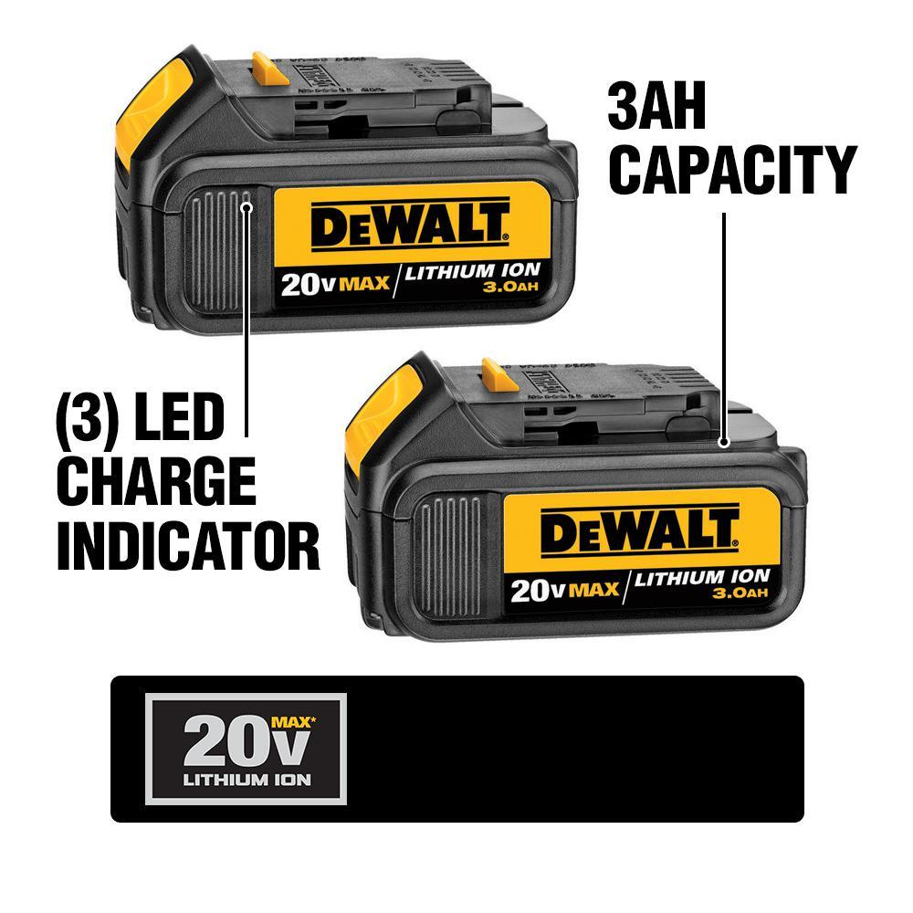 20-Volt MAX Premium Lithium-Ion 3.0Ah Battery Pack (4-Pack) - Super Arbor