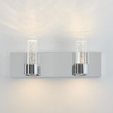 Essence 15.9 in. Chrome LED Vanity Light Bar with Bubble Glass