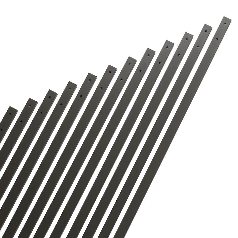 32 in. x 1 in. Aluminum Bronze Rectangular Baluster (14-Pack) - Super Arbor