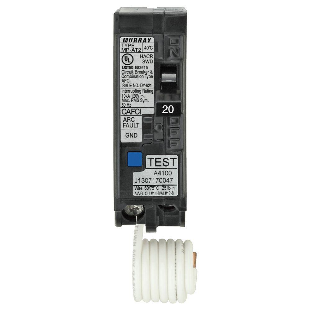 20 Amp 1 in. Single-Pole Combination AFCI Circuit Breaker - Super Arbor