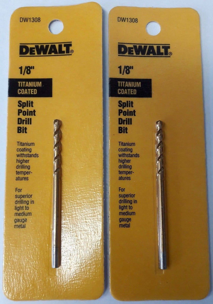 DeWalt Nitride Coat Drill Bit 1/8" 2/Pack