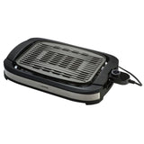 165 sq. in. Black Stainless Steel Indoor Grill with Removable Plates