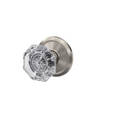 Schlage Custom Alexandria Aged Bronze Alden Trim Dummy Glass Door Knob