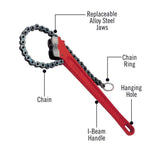 3 in. Capacity Model C-24 Heavy-Duty Chain Wrench