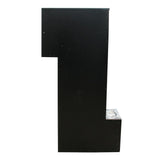 Manchester Antique Copper Column Mount Locking Drop Chute Mailbox with Plain Door Faceplate - Super Arbor