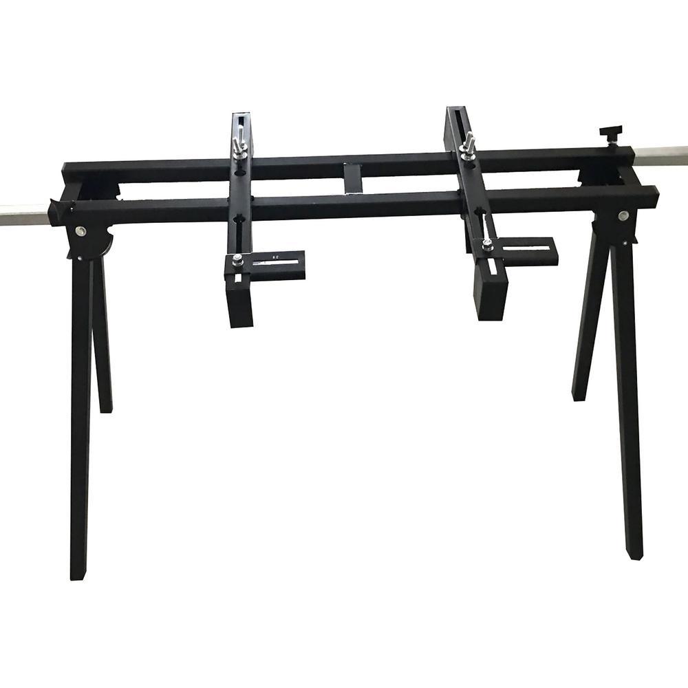 96 in. Folding Miter Saw Work Stand with Quick Mounts - Super Arbor