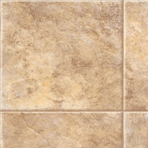 Congoleum AirStep Plus Starlight Sheet Vinyl, 12-ft Width, Cut-to-Length, Oasis Beige Stone Look, Low-Gloss Finish