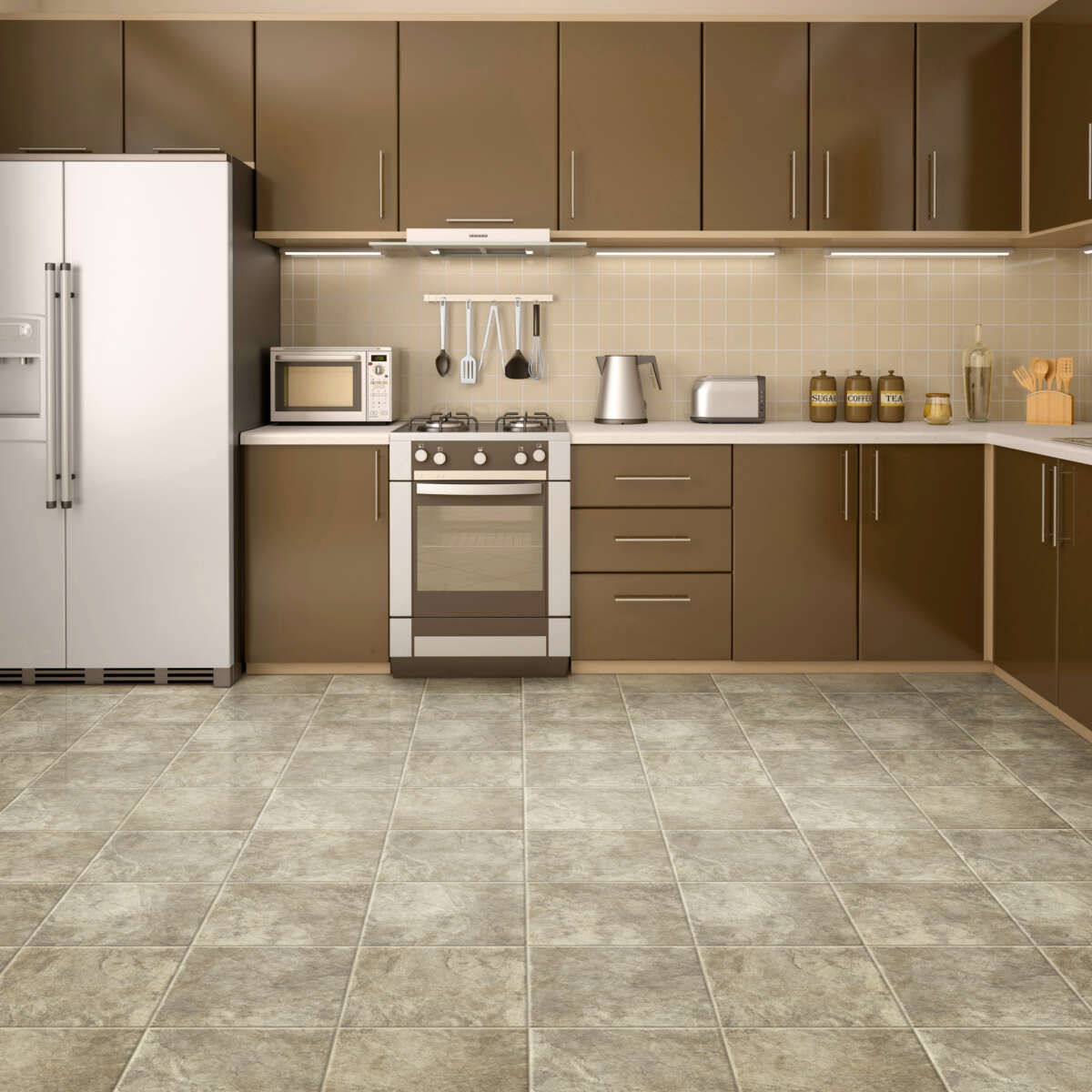 Congoleum AirStep Plus Starlight Full Moon 12-ft W Cut-to-Length Stone Look Low-Gloss Sheet Vinyl Flooring