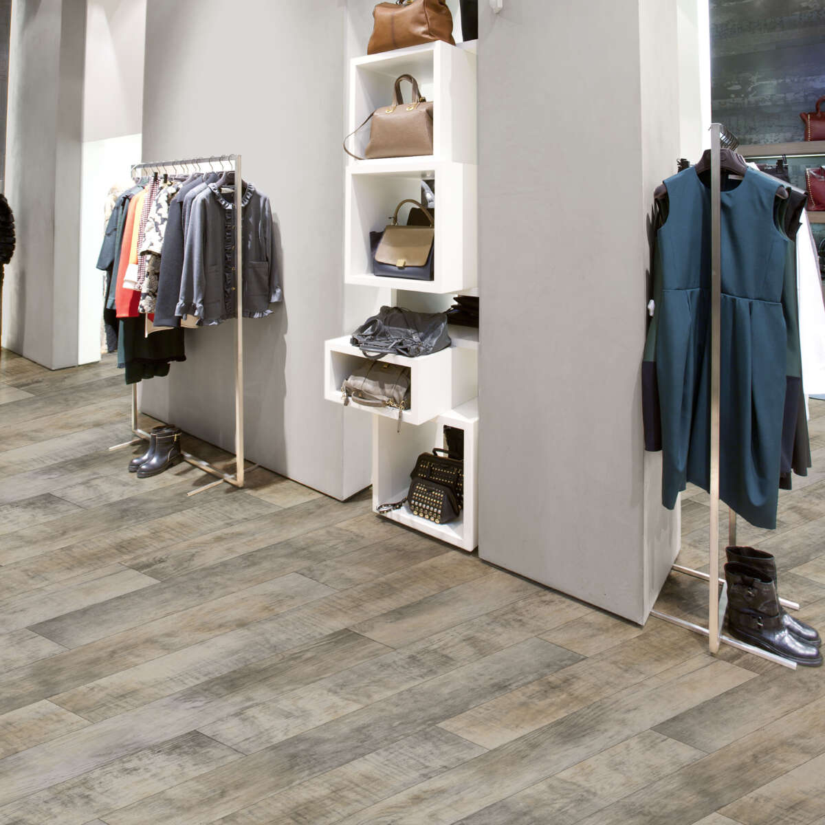 Congoleum AirStep Plus Topside 12-ft W Cut-to-Length Trade Winds Wood Look Low-Gloss Finish Sheet Vinyl