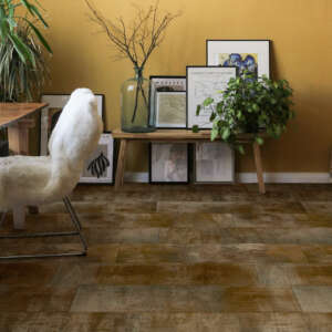 Congoleum AirStep Plus Topside Sheet Vinyl, 12‑ft Width, Cut‑to‑Length, Figurehead Wood Look, Low‑Gloss Finish