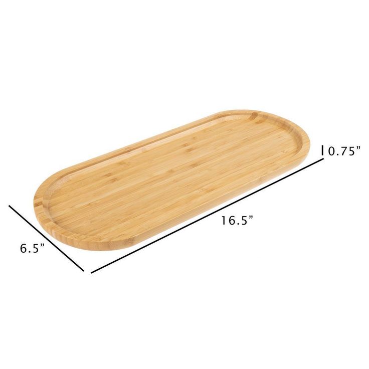 Bamboo Oval Serving Tray