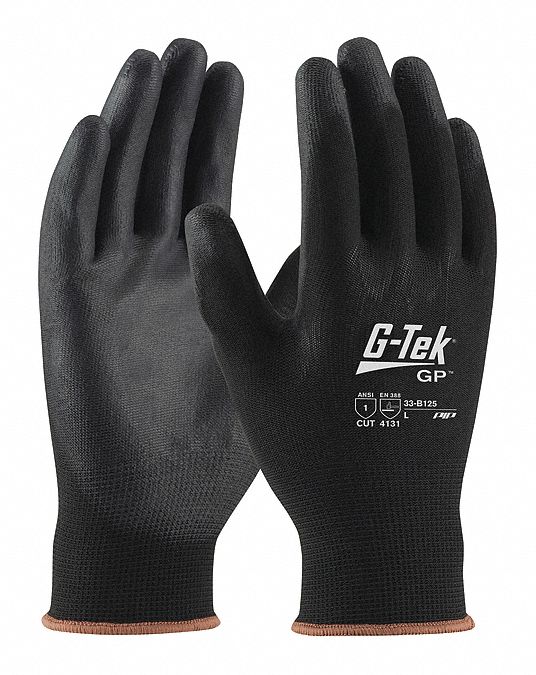PIP G-Tek GP Polyurethane Coated Gloves, XS, 12 Pack