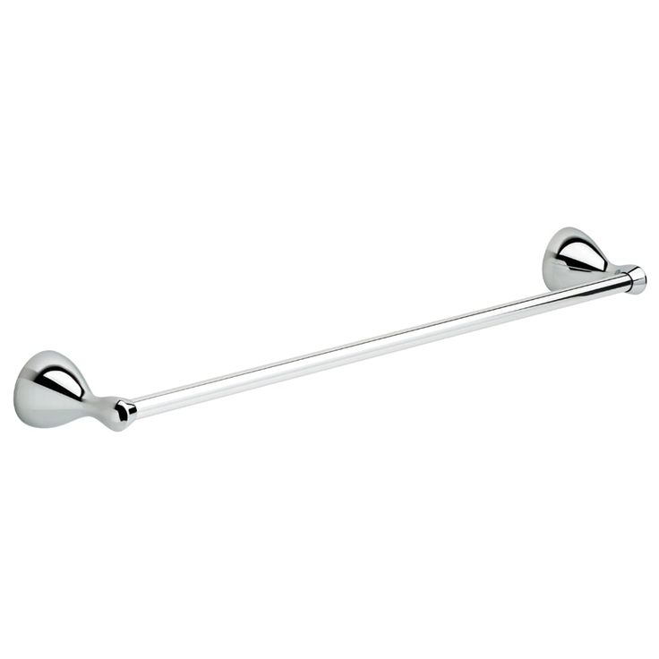 Delta Foundations 24-in Polished Chrome Wall Mount Single Towel Bar