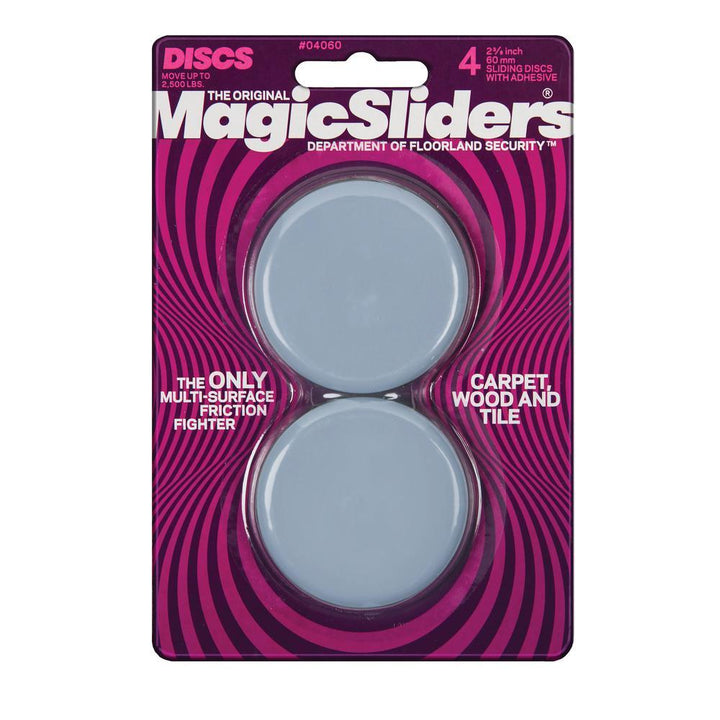 2-3/8 in. Round Magic Sliders (4-Pack) - Super Arbor