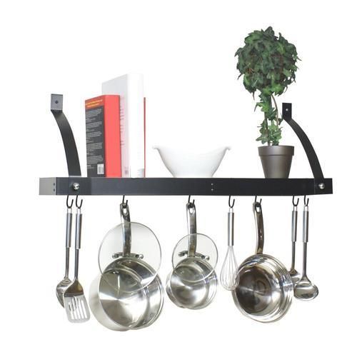 Range Kleen 10-in x 36-in Black Pot Rack