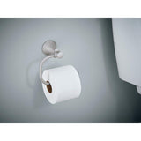 Delta Valdosta Satin Nickel Surface Mount Single Post Toilet Paper Holder
