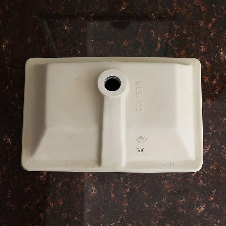 Boyel Living 21 in. x 13 in. Ceramic Rectangular Lavatory Undercounter Bathroom Sink in White