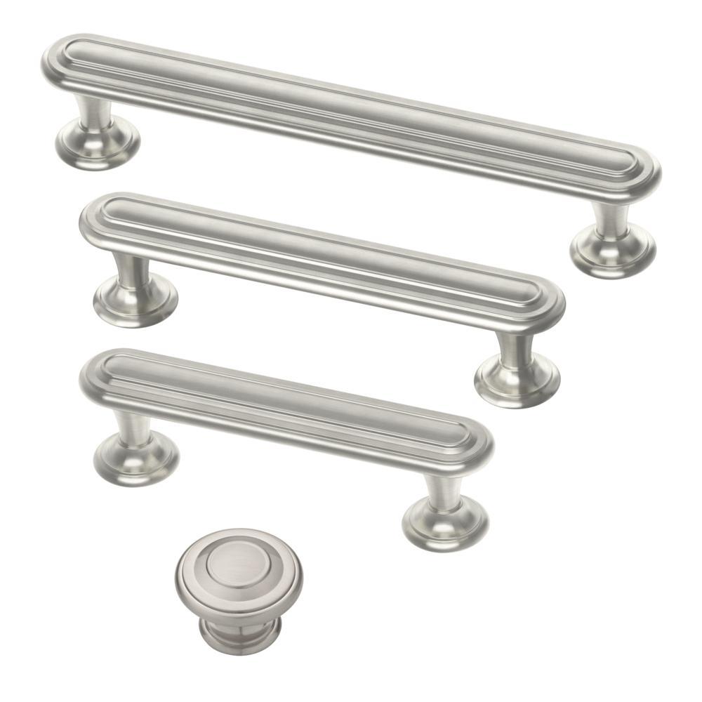 Harmon 3 in. (76mm) Center-to-Center Satin Nickel Drawer Pull - Super Arbor