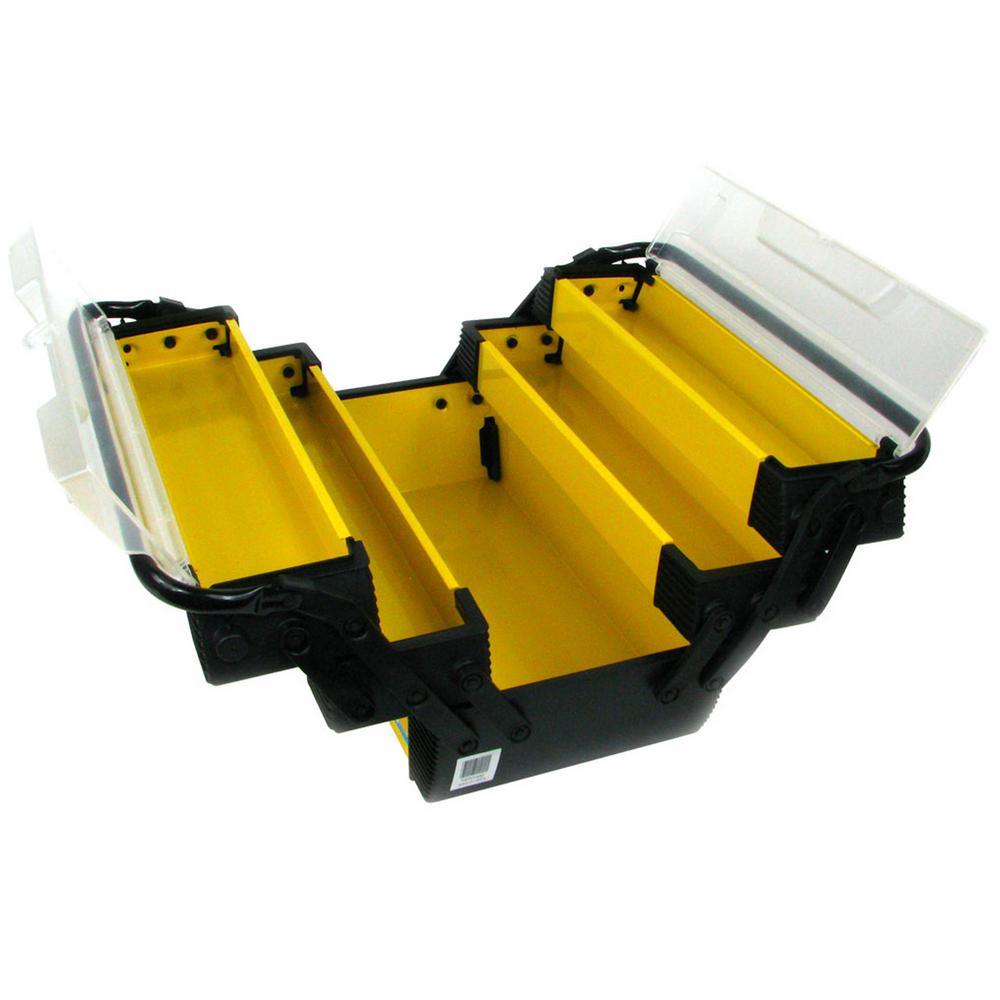 18 in. Deluxe Steel and Plastic Tool Box - Super Arbor
