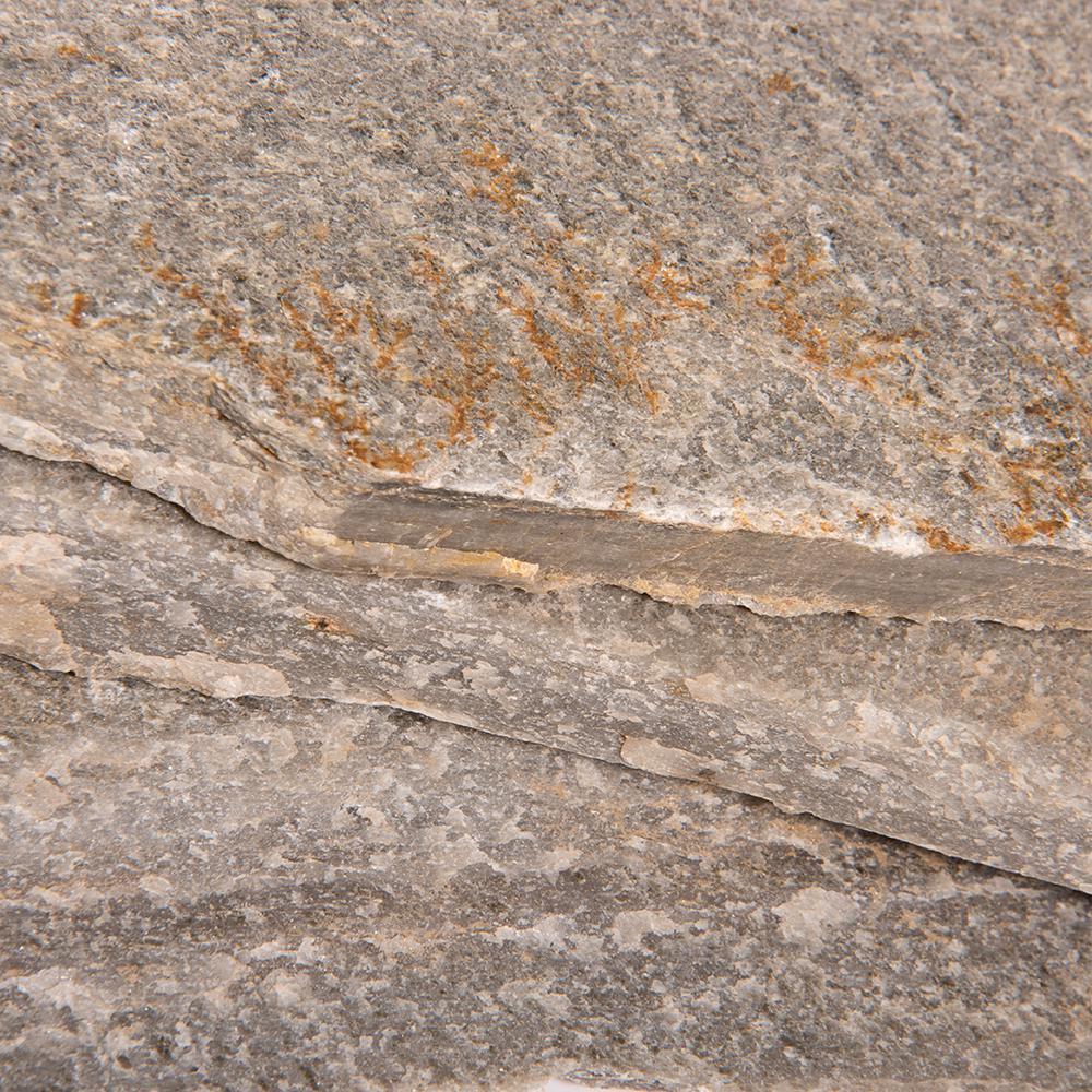 16 in. x 12 in. x 2 in. 120 sq. ft. Silver Quartzite Natural Flagstone for Landscape, Gardens and Pathways - Super Arbor