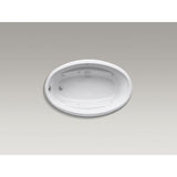 ProFlex 5 ft. Acrylic Oval Drop-in Whirlpool Bathtub in White - Super Arbor