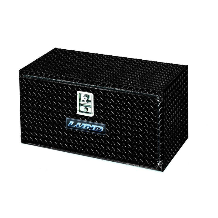 Lund 36 in Matte Black Aluminum Aluminum  Underbody Truck Tool Box with mounting hardware and keys included - Super Arbor