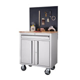 Basics 31 in. 1-Drawer Workbench with Pegboard - Super Arbor
