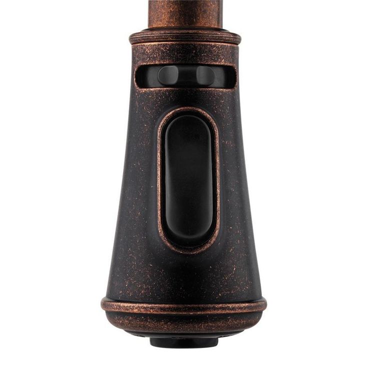 Pfister Ashfield Rustic Bronze 1-Handle Deck-Mount Pull-Out Handle Kitchen Faucet (Deck Plate Included)