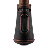 Pfister Ashfield Rustic Bronze 1-Handle Deck-Mount Pull-Out Handle Kitchen Faucet (Deck Plate Included)