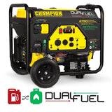 CHAMPION POWER EQUIPMENT 6250-Watt Dual-Fuel Powered Portable Generator with CO Shield Technology
