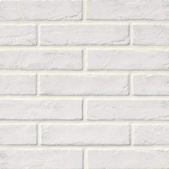 MSI Capella Ivory Brick 2-1/3 in. x 10 in. Matte Porcelain Floor and Wall Tile (5.17 sq. ft./case)